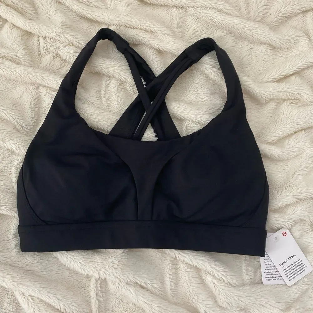 NWT Lululemon Stash it All sports bra